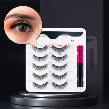 Magnetic False Eyelashes and Eyeliner Set