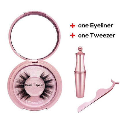 Magnetic eyelash set