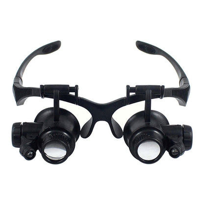 Magnifying Glasses With Adjustable Illumination For Precision Work Plastic