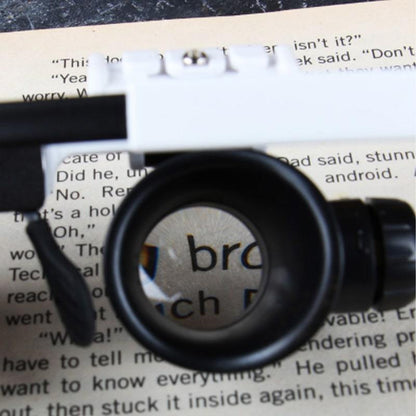 Magnifying Glasses With Adjustable Illumination For Precision Work Plastic