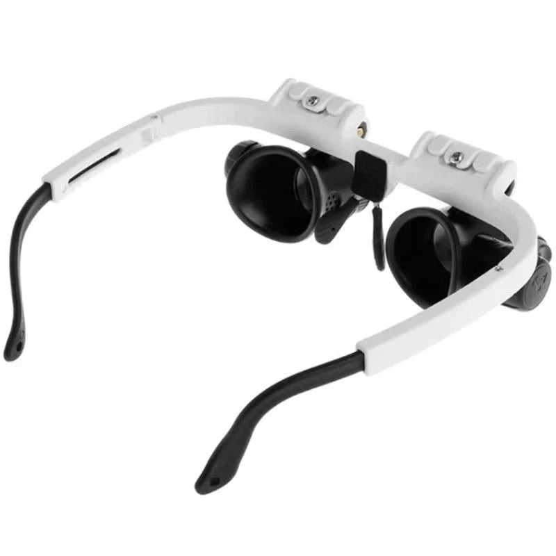 Magnifying Glasses With Adjustable Illumination For Precision Work Plastic