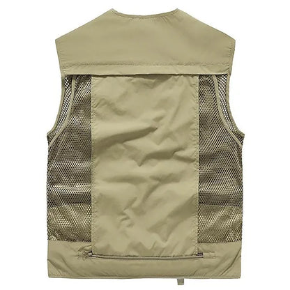 Male Sleeveless Outdoor Vest Functional High Quality Fabric
