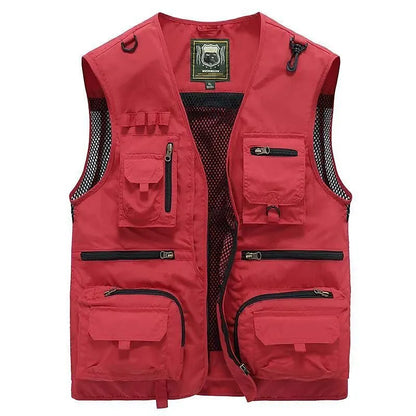 Male Sleeveless Outdoor Vest Functional High Quality Fabric