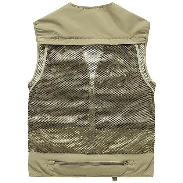 Male Sleeveless Outdoor Vest Functional High Quality Fabric