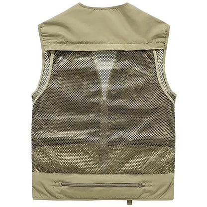 Male Sleeveless Outdoor Vest Functional High Quality Fabric