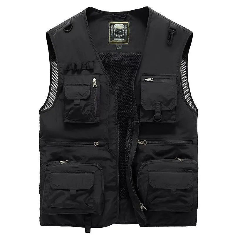Male Sleeveless Outdoor Vest Functional High Quality Fabric