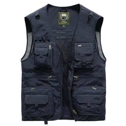 Male Sleeveless Outdoor Vest Functional High Quality Fabric