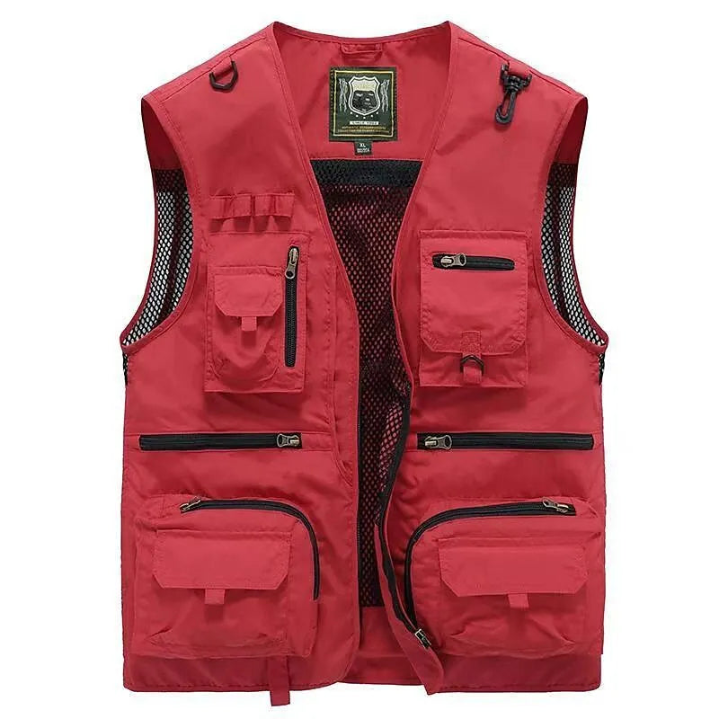 Male Sleeveless Outdoor Vest Functional High Quality Fabric