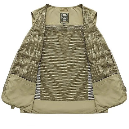 Male Sleeveless Outdoor Vest Functional High Quality Fabric