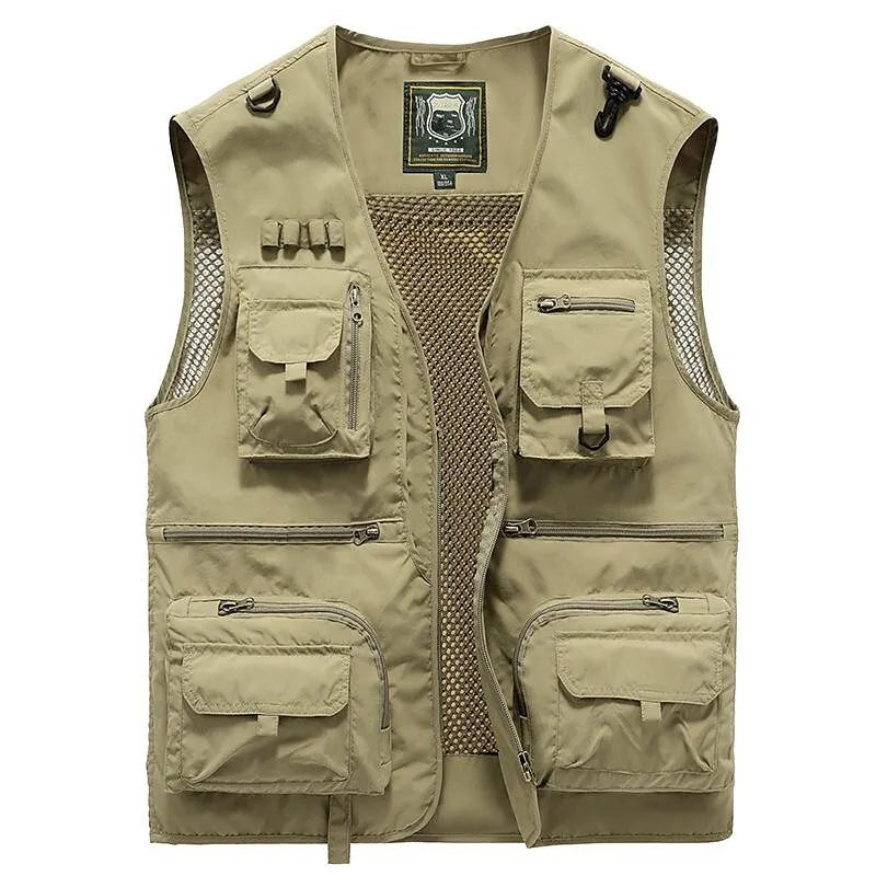 Male Sleeveless Outdoor Vest Functional High Quality Fabric