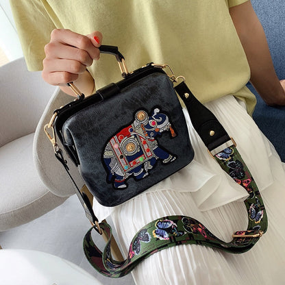Mandala Embroidered Bag