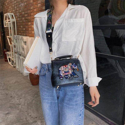 Mandala Embroidered Bag