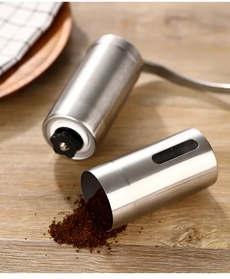 Manual stainless coffee grinder