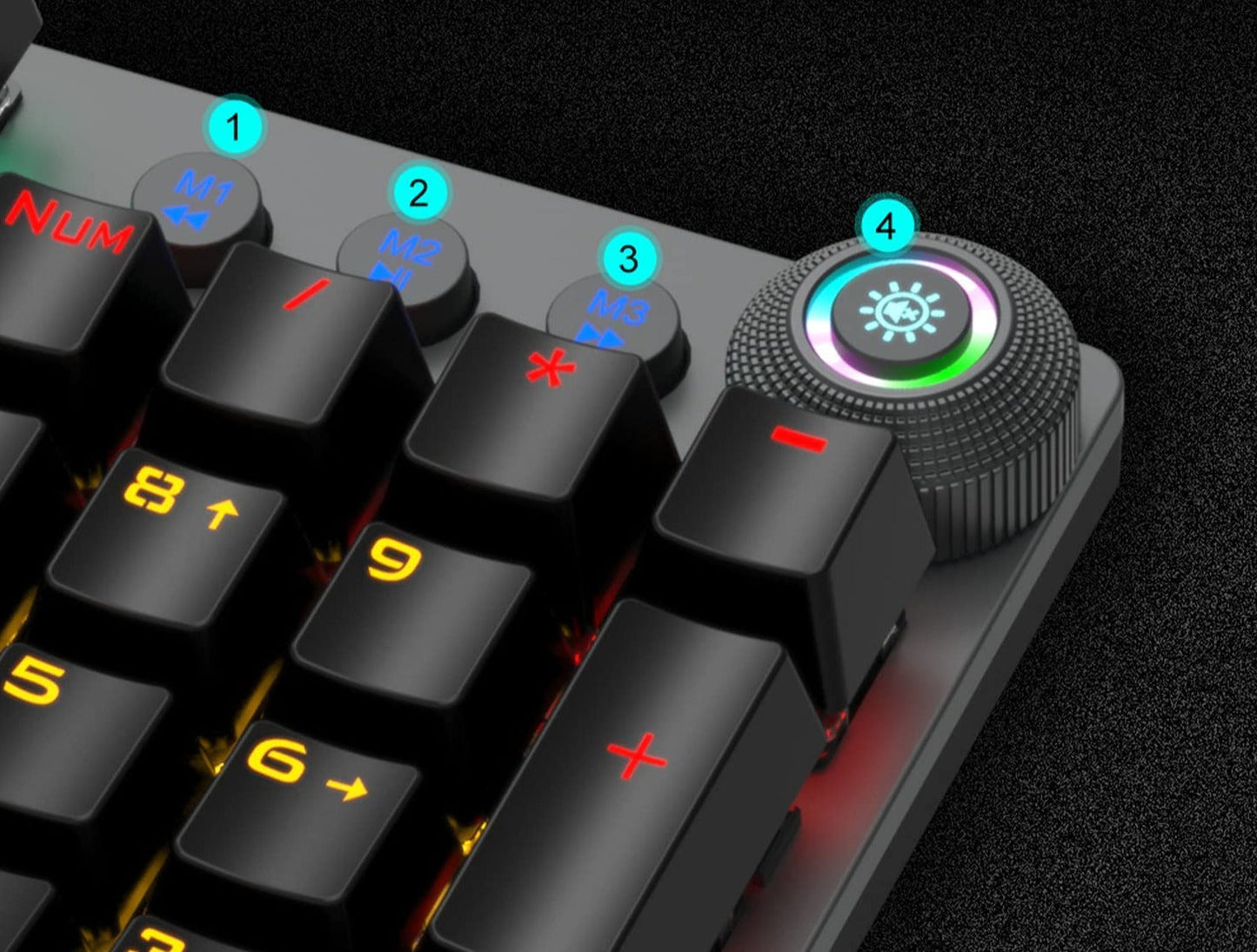 Mechanical wired gaming keyboard