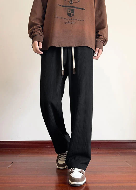 Men's Casual Pants Oversized Pockets Corduroy Style 1