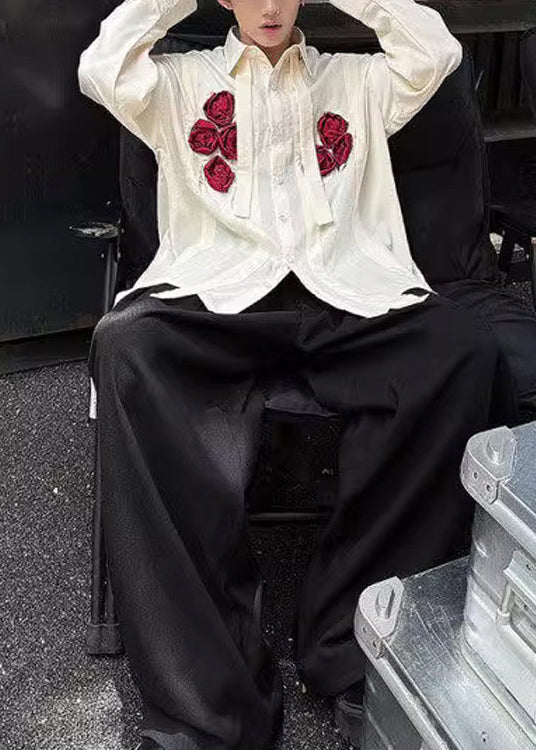 Men's Casual Shirt Oversized Floral Design 3