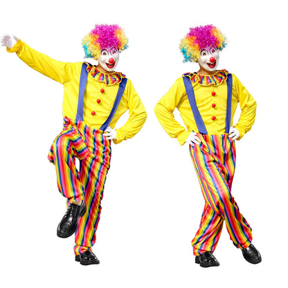 Men's Costume Collection Circus Magician Clown Party Outfit 2