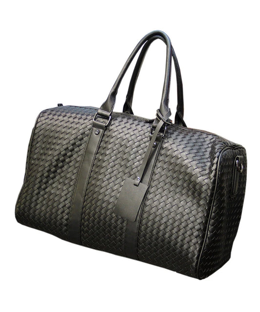 Men's Duffel Bag Hand Woven Large Capacity 4