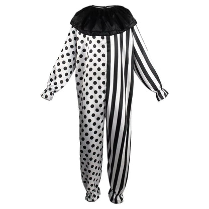 Men's Horror Clown Costume Jumpsuit for Halloween 5