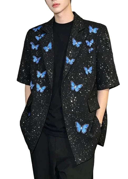 Men's Jacket Half Sleeve Casual Style 0