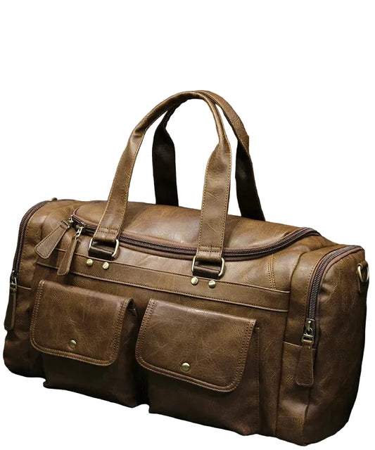 Men's Large Capacity Travel Duffel Bag Classic Style 0