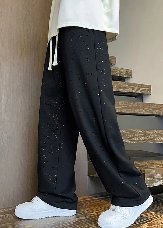Men's Oversized Pants Elastic Waist Casual 1