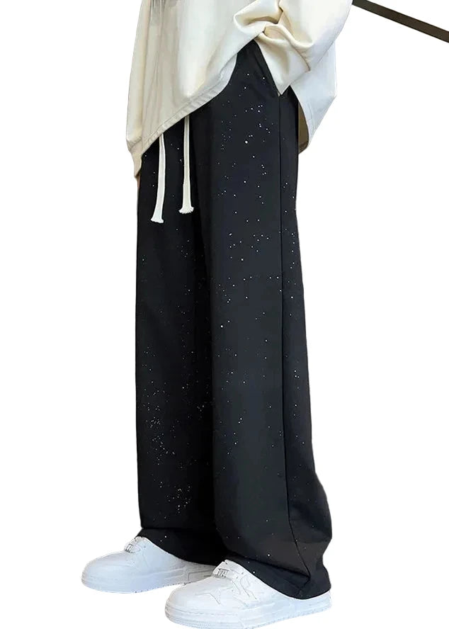 Men's Oversized Pants Elastic Waist Casual 2