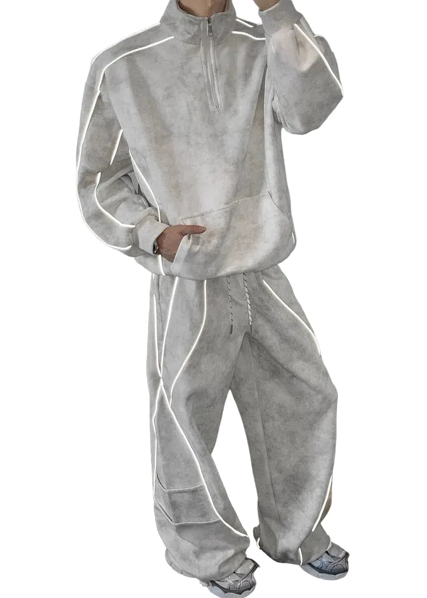 Men's Oversized Two Piece Set Tie Dye Style 0