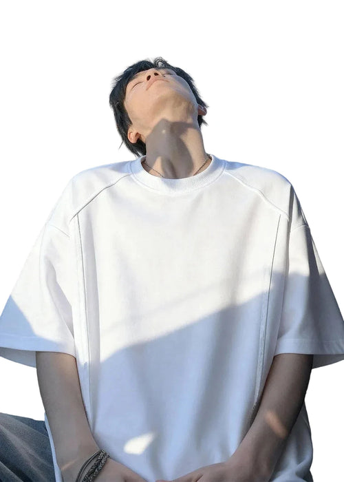 Men's T Shirt Oversized Half Sleeve Casual 0