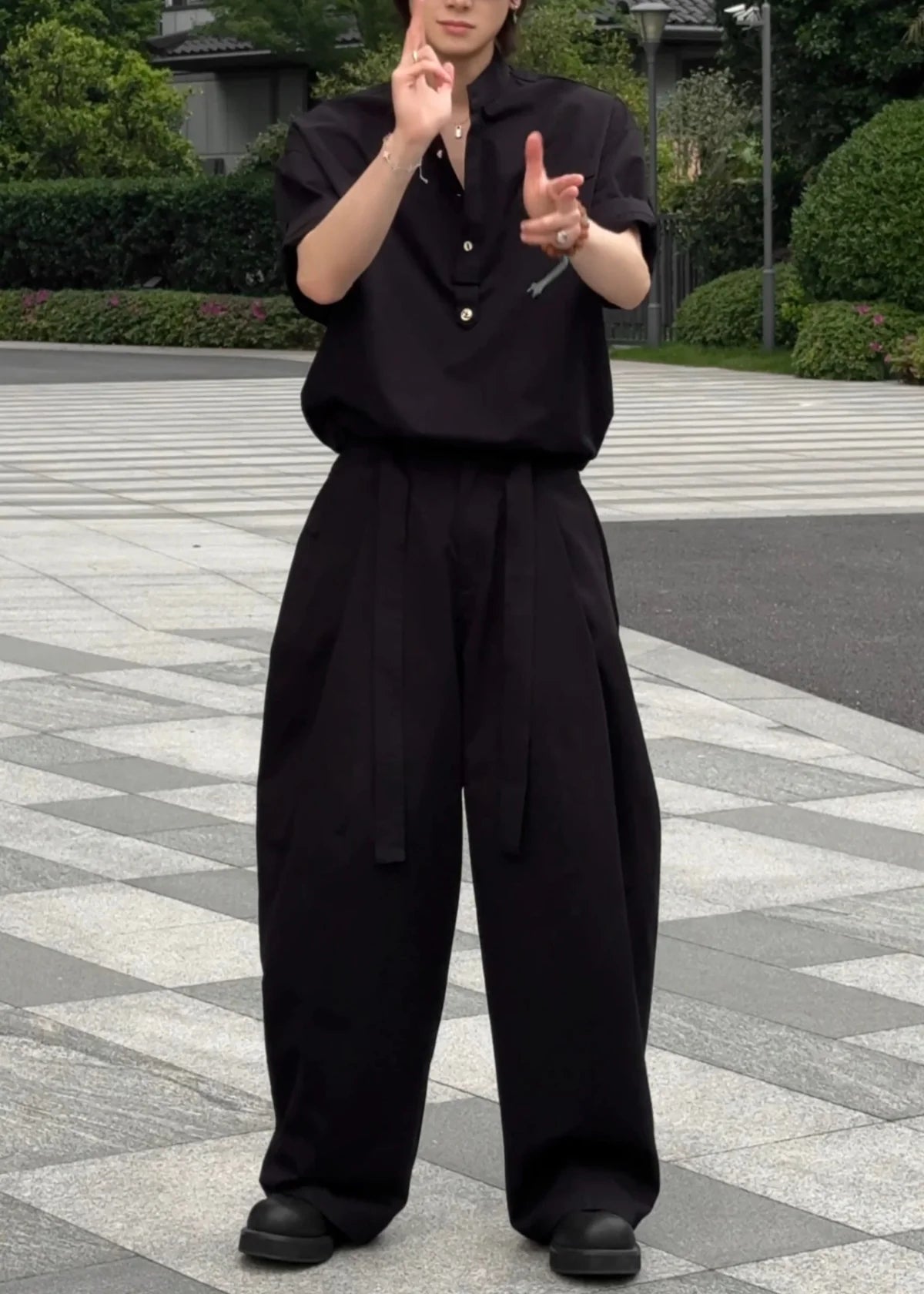 Men's Tracksuit Set Oversized Casual Style 2