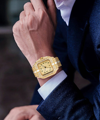 Men's Watch Stainless Steel Zircon Design 1