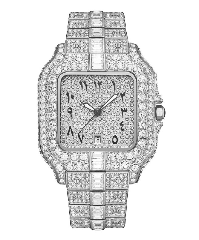 Men's Watch Stainless Steel Zircon Design 4