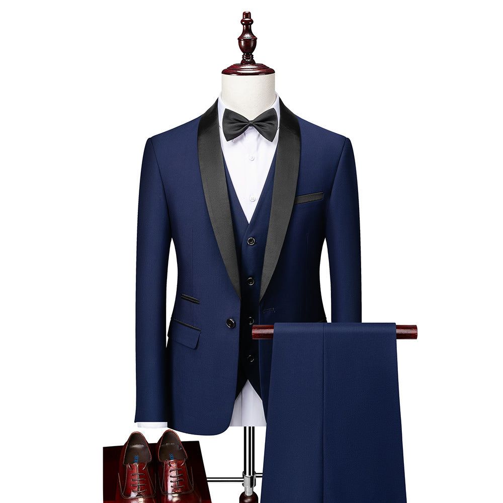 Men's 3-piece Suit Slim Fit Blazer, Vest Pants