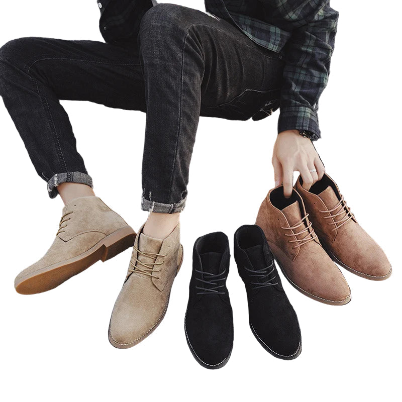 Men's Ankle Boots Stylish and Durable