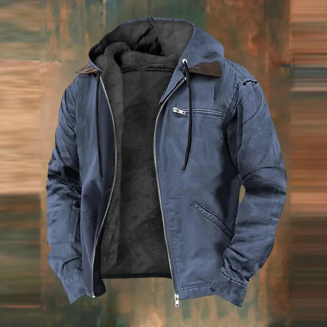 Men's Autumn Jacket With Refined Design