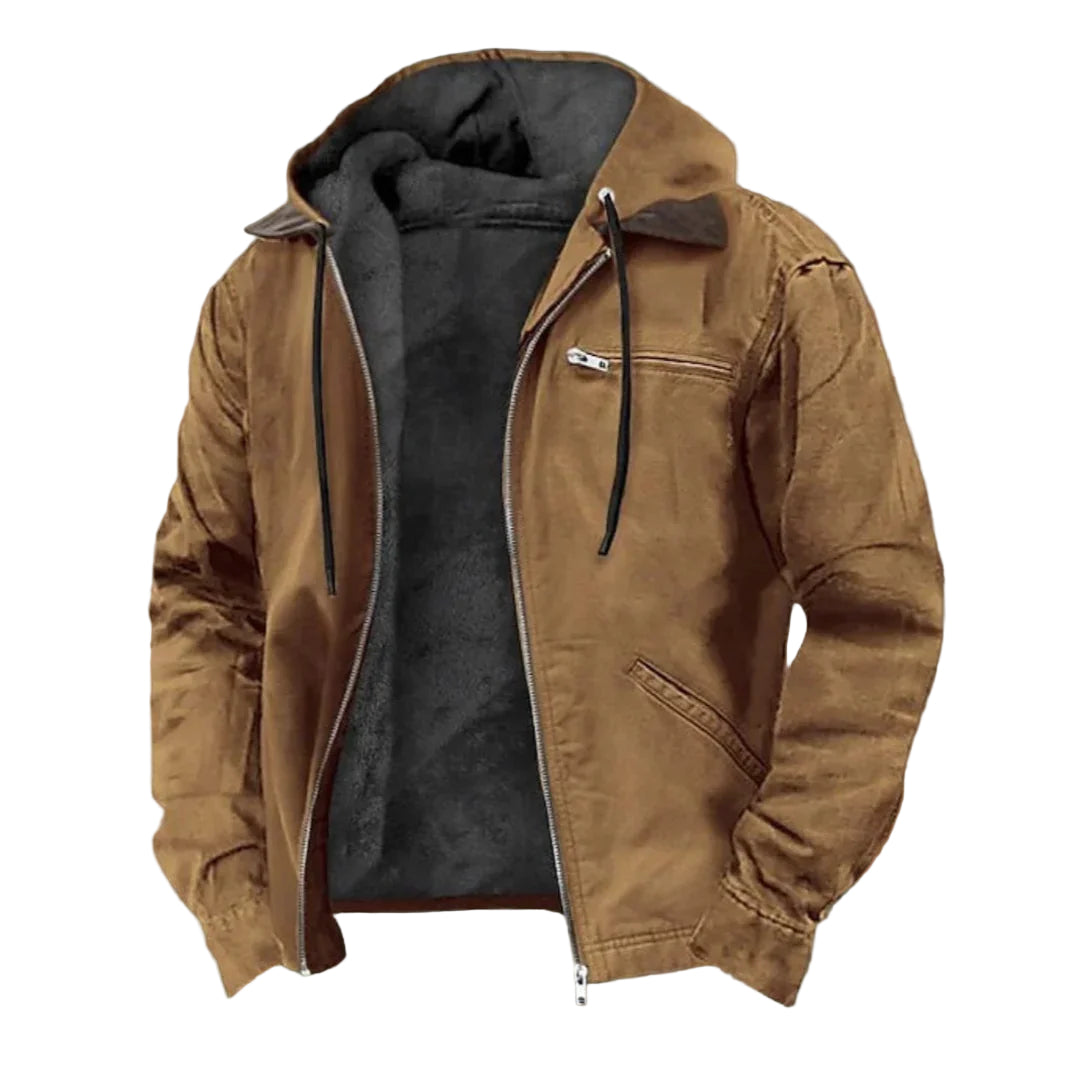 Men's Autumn Jacket With Refined Design