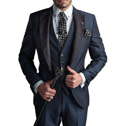 Men's Bespoke Suit Three-Piece Stylish