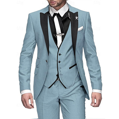 Men's Bespoke Suit Three-Piece Stylish