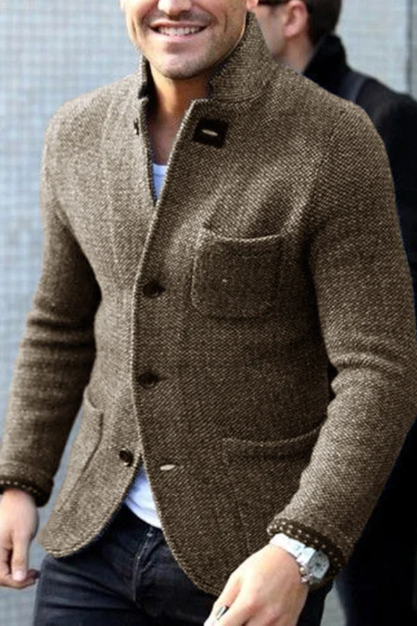 Men's Blazer With Buttons Modern Style