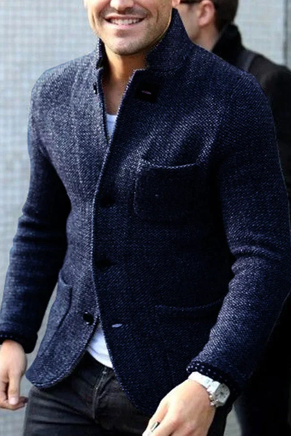 Men's Blazer With Buttons Modern Style