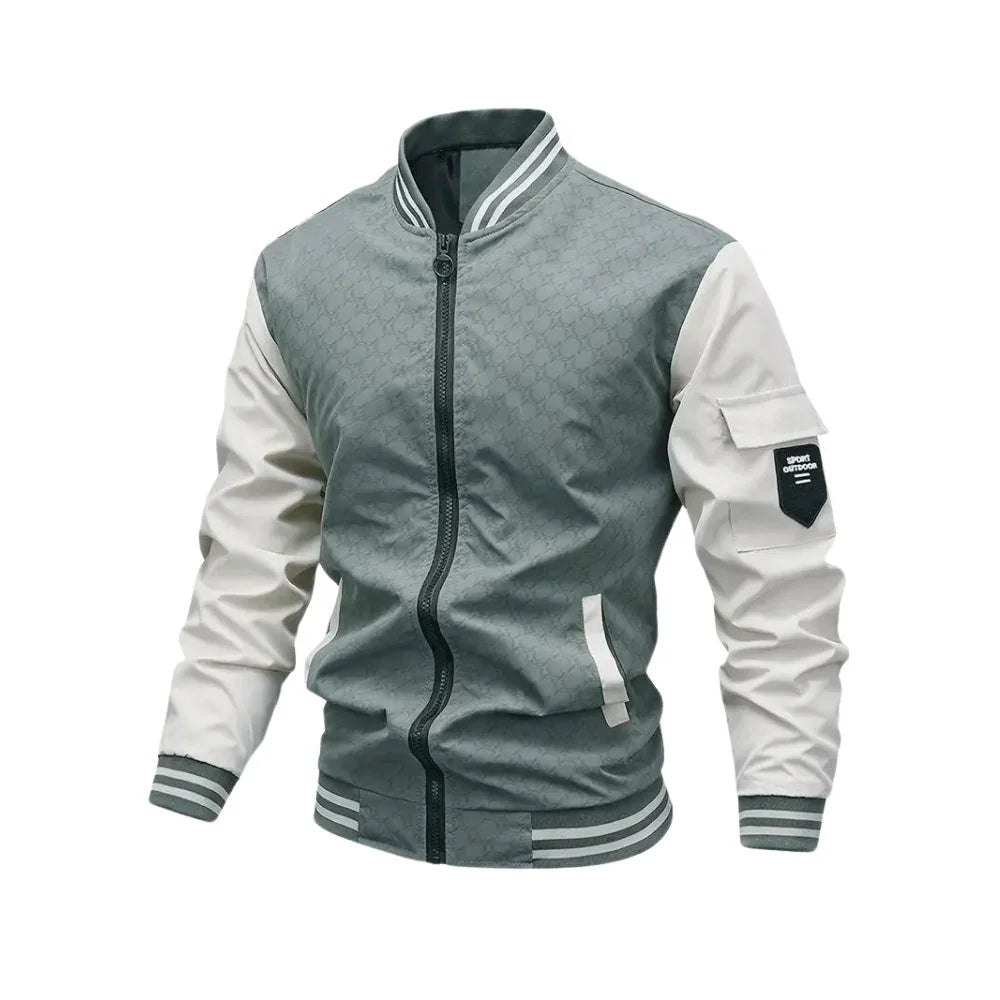 Men's Bomber Jacket Regular Fit With Zipper