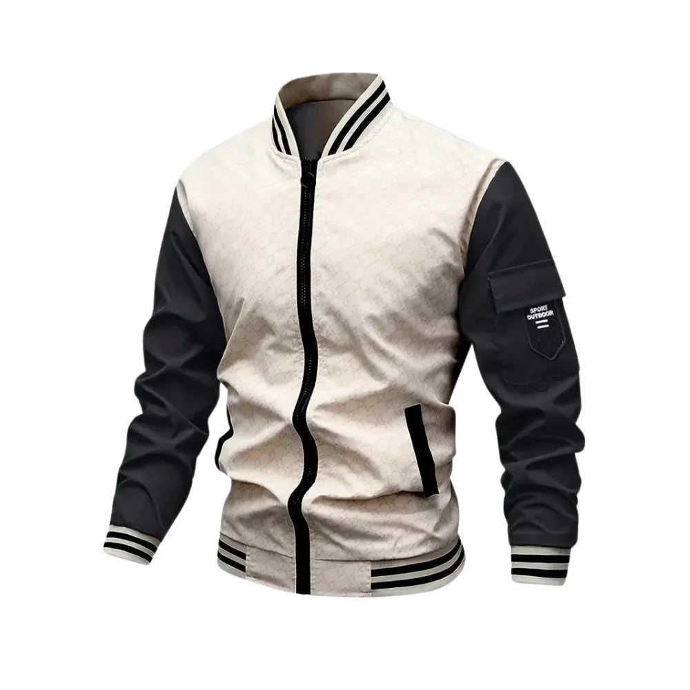 Men's Bomber Jacket Regular Fit With Zipper
