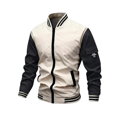 Men's Bomber Jacket Regular Fit With Zipper