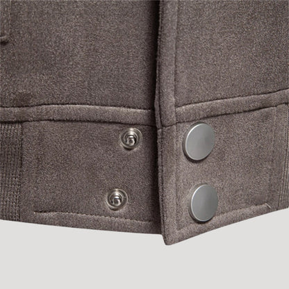 Men's Bomber Jacket Sporty Style With Practical Side Pockets