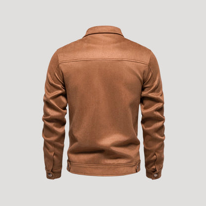 Men's Bomber Jacket Sporty Style With Practical Side Pockets