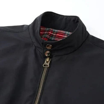 Men's Bomber Jacket With Checked Lining Modern Design
