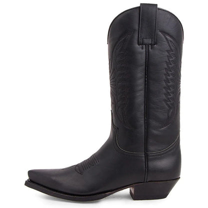 Men's Boots Tough Western Style with Slip-resistant Sole