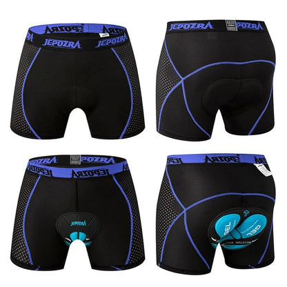 Men's Breathable Cycling Shorts with 4D Gel Pad