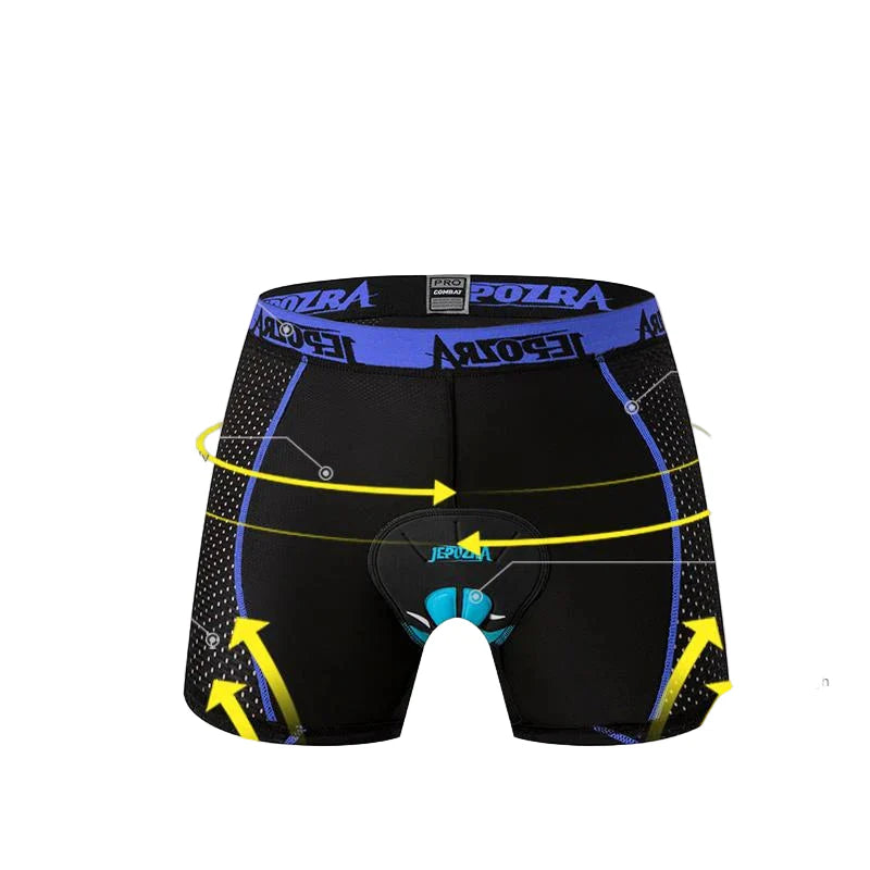Men's Breathable Cycling Shorts with 4D Gel Pad