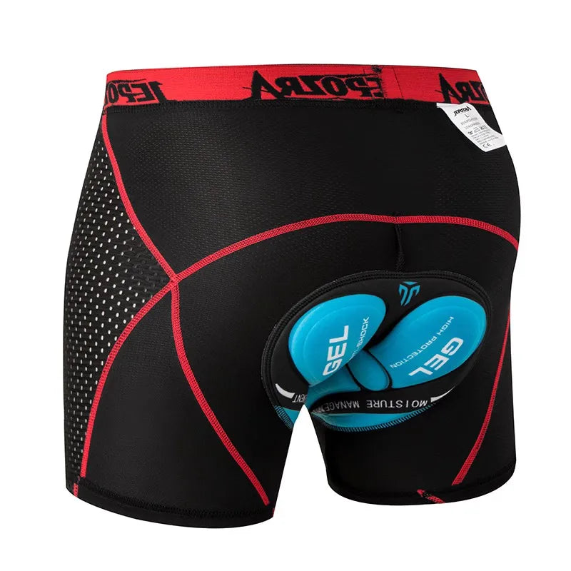 Men's Breathable Cycling Shorts with 4D Gel Pad
